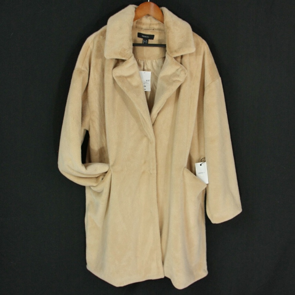 Forever 21 Premium plush coat